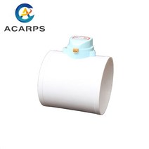 pvc 파이프 규격 PVC 플라스틱 HAVC 댐퍼 전기 공기 밸브 전동 체크 75/110/160/200mm 220V 12V 24V, 110mm, 220VAC