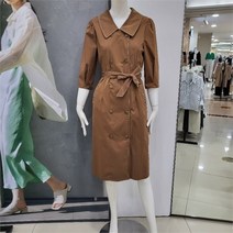 Abfz DP01 빅카라 더블 트렌치 원피스 AFW5HO01G