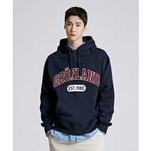 SPAO 스파오 자수 그린란드 후드 풀오버 기모 405