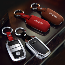 알칸타라 스마트키 가죽케이스 (스파크 알페온 올란도 윈스톰 이쿼녹스 임팔라 캡티바 크루즈 토스카 트랙스 말리부 트래버스 트레일블레이저), 블랙, A타입