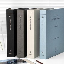 아이코닉 메모리 바인더 내지 스크랩북 포토앨범 4 x 6 포켓, 03_라이트 그레이