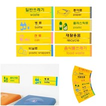 부착식 분리수거 포맥스안내판 일반쓰레기 인포메이션표지판 도어사인푯말, 상세페이지 참조7, 재활용품