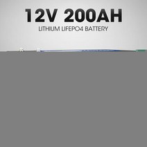 인산철시동배터리 리튬인산철배터리 캠핑용파워뱅크 인산철밧데리 LiFePO4 배터리 12V 200ah 리튬 철 인산염 BMS 내장 태양광 시스템 RV 하우스 트롤링 모터 세금 없음, [01] 1p 12V 200Ah Battery, 1개