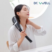 닥터웰 무선안마기 6종 교체봉 어깨 허리 복부 전신 핸드 마사지기 DR-2021 (블랙), 무선안마기 DR-2021 (블랙)