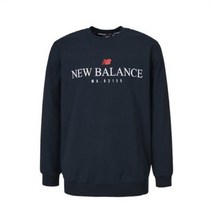 뉴발란스 뉴발란스 UNI 레터로고 맨투맨 NBNCAB0053_BK (8275005)