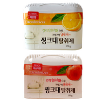 싱크대 탈취제 150g 배수구 싱크대하부장 냄새 악취 제거 강력탈취작용 냄새싹, 복숭아향, 1개