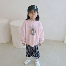 스엔스텔라 시카고 맨투맨 봄 아동 라운드 긴팔티