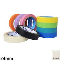 종이 마스킹테이프 아이보리 24mm x 40M 모자이크놀이 다이어리플래너 도색