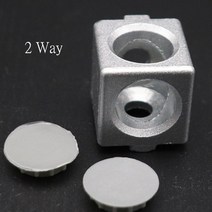 거치대 알루미늄 프로파일 방향 직각 연결 피팅 코너 커넥터 패스너 외부 브래킷, 2020 2Way