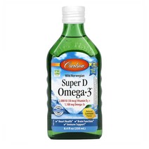 칼슨랩스 노르웨이 슈퍼D 오메가-3 레몬 250ml X 1개