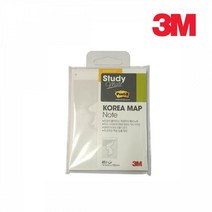 3M 포스트잇 스터디메이트 코리아맵 노트 MAP 657
