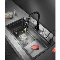 씽크볼 싱크대 사각형 단일 슬롯 주방, B