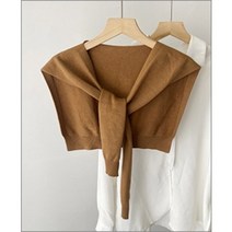 코코린느 부드러운 소재 여성 캐시미어 어깨숄 니트 가디건 (5컬러)