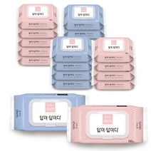 답이답이다 다용도 물티슈 캡형 랜덤 발송, 100매입, 20개입