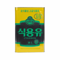 오뚜기 오쉐프식용유 콩기름식용유18L, 18L, 6개