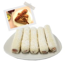 간식추천 어린이집간식 미니핫도그 찹쌀핫도그 치즈볼 영양만점 아이간식 4종, 찹쌀 빅도그 반제14입