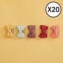 D11 리본 빗살 애견 핀 20개, 없음