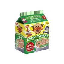 닛신 호빵맨 머그컵 봉지라면 부드러운 우동맛 3개입
