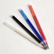 열펜 아이롱 펜 청바지 옷 수선 원단 재단선 그리기 (십자수도안 펀치니들도안 자수용펜 프랑스자수 바지수선 마스크줄만들기 열로지워지는펜 바지기장수선 바지줄이기 모자수선), 1-열펜-빨강