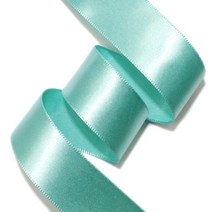 리본벨리 공단리본 넓이 25mm 40mm 50mm 길이 50y(45m), 민트