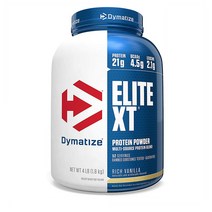 다이마타이즈 엘리트 XT 프로틴 파우더 리치 바닐라맛 1.8kg Dymatize Elite Protein Powder