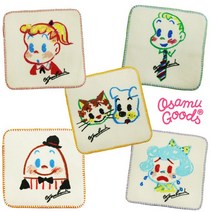 오사무굿즈 파스텔 미니타올 손수건 (5design), 질, 상세 설명 참조
