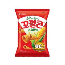 롯데 인간사료 스낵바 봉지과자 꼬칼콘 고소한맛 134g 3봉 사무실다과 홈파티, 7개