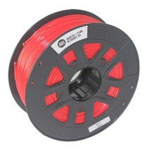 CCTREE ABS 필라멘트 1KG/롤 직경 1.75mm 거품 없음 고강도 FDM 3D 프린터 소재 17 색, 02 빨간