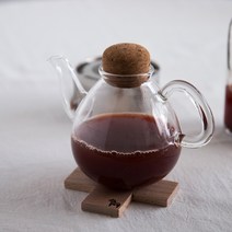 킨토 플럼프포트450ml 내열유리티포트 홍차 티주전자 차포트