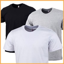 17수 라운드 반팔/면/비침이적음/도톰한두께-735056NH 20수 티셔