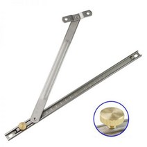 고급 플랫 윈도우 윈드 지지대 알루미늄 합금 슬라이딩 폴 스테인리스 스틸 버팀대 막강풍 창문 액세서리