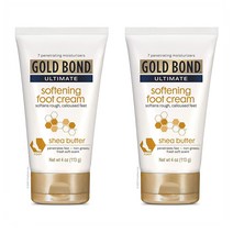 골드 본드 얼티메이트 소프트닝 풋 크림 113g 2팩 Gold Bond Ultimate Softening Foot Cream with Shet