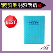 윤씨상회 부동산계약서 화일 클리어파일, 땡땡이6p 블루