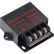 강압기 DC 12V ~ 5V 10A 컨버터 전압 감속기 레귤레이터 스텝 다운 벅 전원 공급 장치 볼트 변압기 모듈, 01 12V24V_01 5V