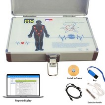 새로운 버전 AES02 양자 분석기 검사 보고서 양자 자기 공명 신체 분석기 건강 분석기 테스터 기계, 초록