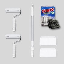 [바우젠] 무한 롤 클리너 세트(클리너 2개+거치대 2개+ 봉1개) (니트릴 장갑 사은품증정)