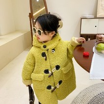 뽀글이점퍼 후드집업 롱후리스 브랜드후드집업 아동 의류 2022 가을 겨울 한국 스타일