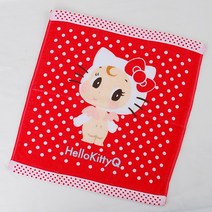 키티 손수건 캐릭터 핸드 타올 타월 휴대용 산리오