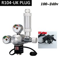 수족관 DIY CO2 레귤레이터 솔레노이드 밸브 버블 카운터 제어 시스템 감압 이산화탄소 장비, 01 regular version_02 CGA320