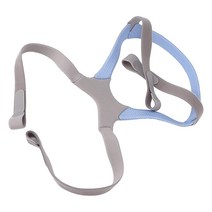 YUYTE 헤드기어 스트랩 교체 CPAP 마스크 교체품 Resmed Mirage Fx 조절 가능한 탄성 패브릭 호흡 기계 액세서리 FX 비강 가드에 적합 Biue
