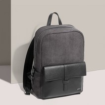 BVP 글렌체크 천연소가죽 백팩 B6029