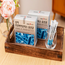 상아제약 프로바이오틱스 유산균 스틱 프리바이오틱스 신바이오틱스 루테리 람노서스 플란타룸 프락토올리고당 장건강 쾌변 2500억CFU, 1개, 60g