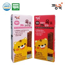 짱죽 쌀눈 어린이육포 한우 돼지, 1팩