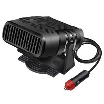 가정용 사무실 온풍기 자동차 히터 12v24v 120w 200w 휴대용 자동 히터 2 in 1 전기 냉각 가열 팬 auto windshield defroster demister, 12v
