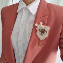 골드엔틱 패치 핸드메이드 브로치 뱃지 와펜