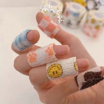 서후네 [3개] 귀여운 디자인 손가락 테이핑 굳은살 물집 통증방지 반창고, 3개, 스마일