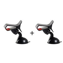 1+1 싱글 흡착식 차량용 거치대, max_블랙