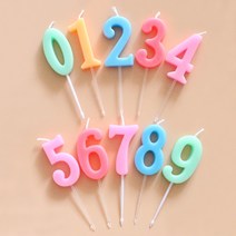 생일초 숫자초 파티초 컬러양초, 8번 숫자초