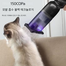 반려동물 털 진공 흡입제거기 개 고양이 다기능 청소기 브러시 제모 흡수 저소음, UV 진드기 제거 및 모발 흡수제-Green