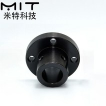 MQJMJX-긴팔 원형 플랜지 마운트 타입 샤프트 선형 모션 자동화 부품 지원, 01 DTHRT-6-12-15